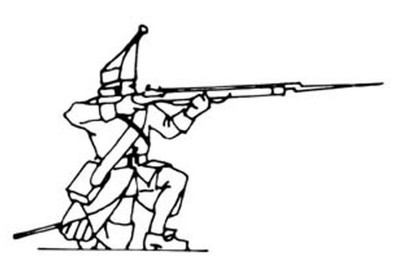 Prince August Gießform Grenadier kneeling firing