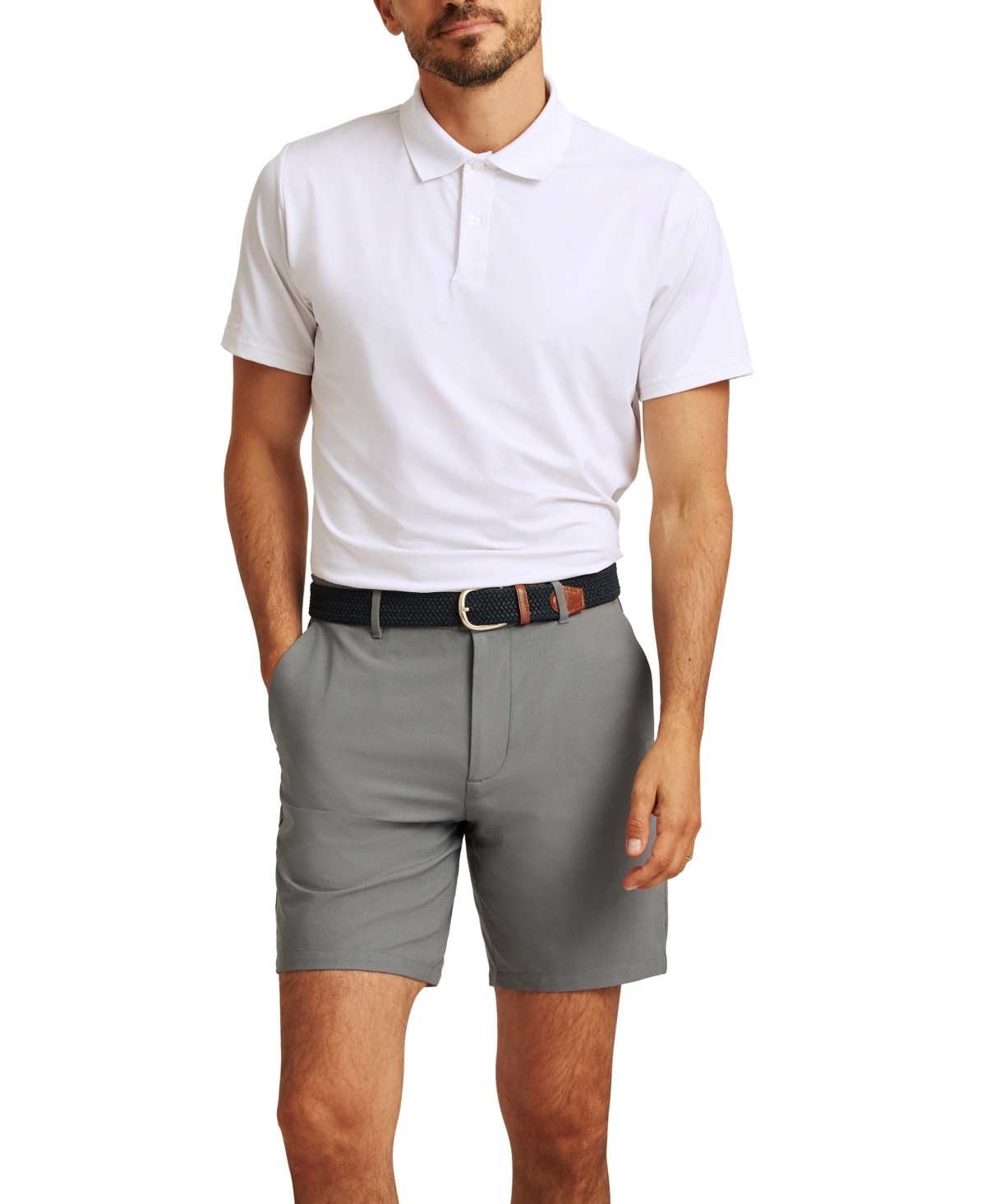 Мужские повседневные всесезонные шорты Bonobos Regular fit 165 Короткие серые однотонные 3490₽