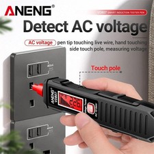 Non-Contact Voltage Detector Pen NCV AC 12-300V Electric Wire Tester LED Torch