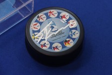 AUTOGRAPHED TRAVIS KONECNY 2014 U18 Championship Hockey Puck  Philadelphia Flyer