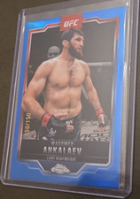 Topps Chrome UFC Magomed Ankalaev Blue #21 MMA Trading Card /150 2021