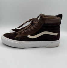 Vans Sk8-Hi Brown White Suede Men s 8 Women s...