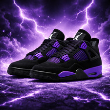 Jordan 4 "Purple Thunder" CT8527-018 Men's Size US 7-12