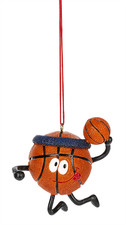 Midwest-CBK "Basketball" Christmas/Everyday Ornament, 2.5 inches