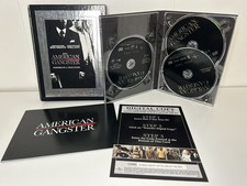 American Gangster DVD 2008 3 Disc Set Collector's Edition Unrated  Extended