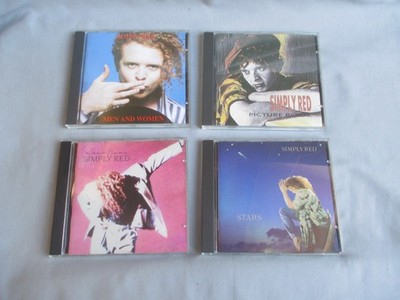 Simply Red, 4 CDs Konvolut, Stars,Picture Book,Men and Women, a new flame