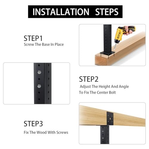 Pcs Heavy Duty Skylift Roof Riser Bracket, Adjustable Height and Angle 2 - Picture 6 of 7