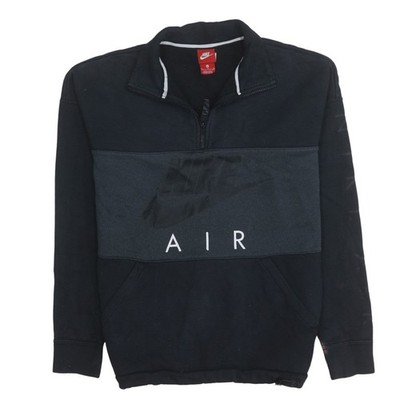 Sweatshirt Herren UK Größe M Nike schwarz 1/2 Reißverschluss