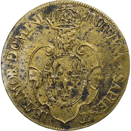 [#1510585] Frankrijk, Token, Henri II et Catherine de Médicis, Tin, ZF - Afbeelding 2 van 2