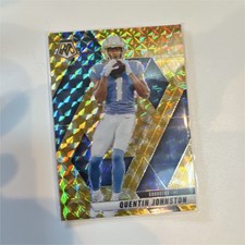 Panini Mosaic Football 2023 Prizm Quentin Johnston Chargers #43 NFL Card