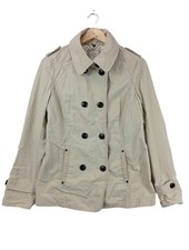 S.OLIVER Kurzmantel Damen Mantel Gr. DE 40 wollweiß Casual-Look