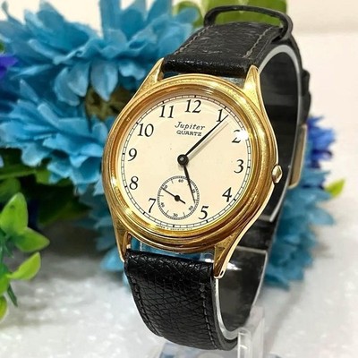 [Rare] Orient Jupiter Small Seconds Quartz Ivory