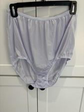 Vintage Underscore Nylon Briefs Granny Panties lavender Size 8 NWOT