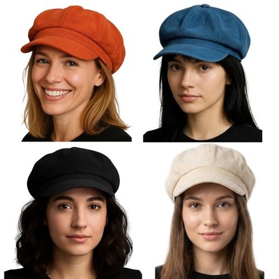 DAMEN BALLONMÜTZE Cool4 Balloncap All Season Newsboy Cap 100% Baumwolle E36