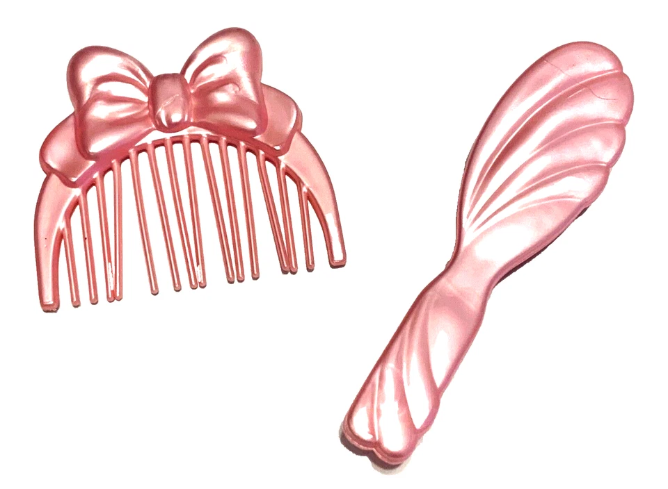 Muñeca Barbie vintage 1987 #4155 perfume bonito vestido/vestido peine y cepillo para el cabello Foto 4 de 4