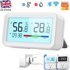 Smart WiFi Temperature Humidity Detector Sensor Hygrometer Thermometer For Tuya