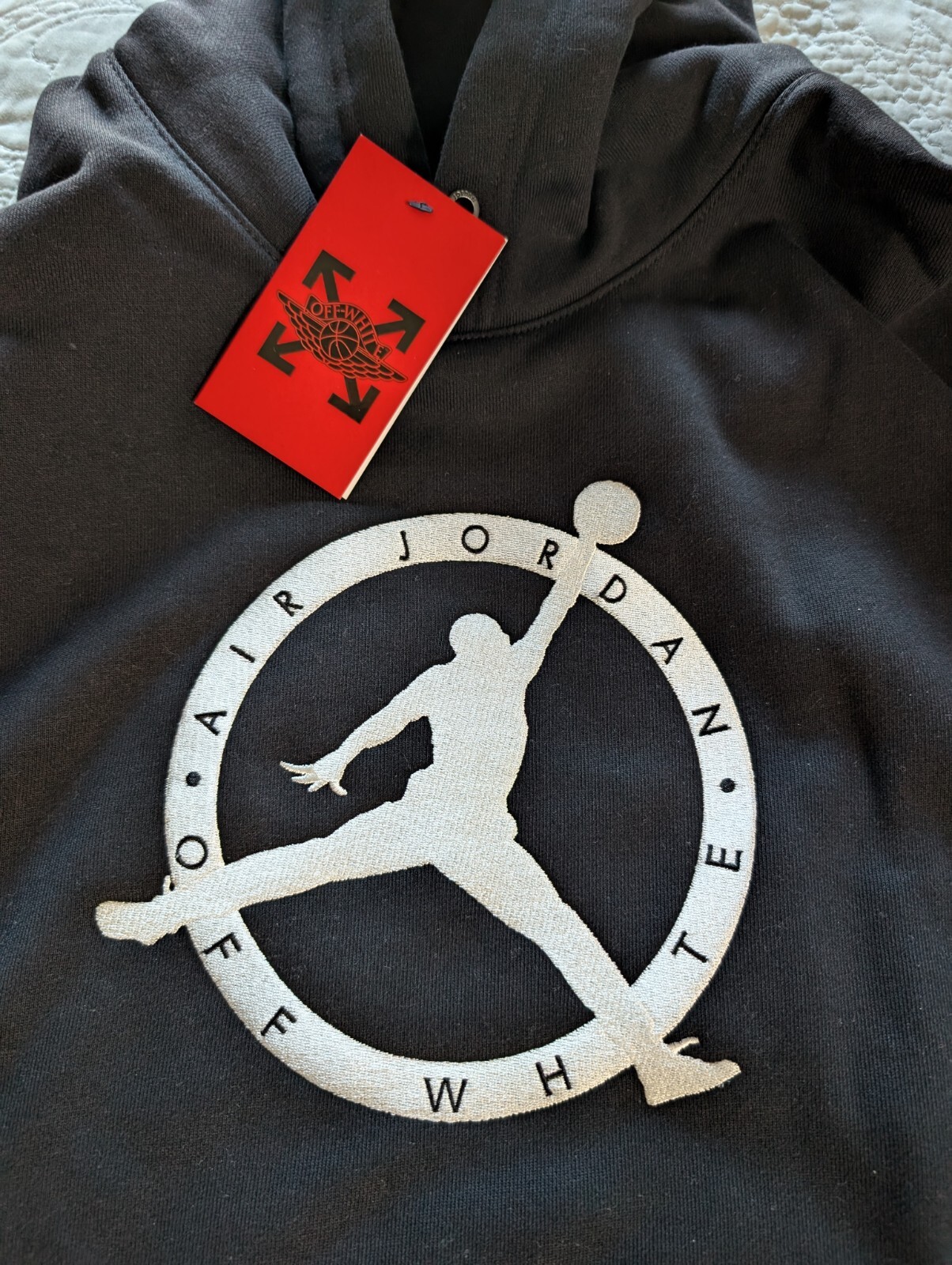 Felpa con cappuccio OFF WHITE x Nike Air Jordan taglia M