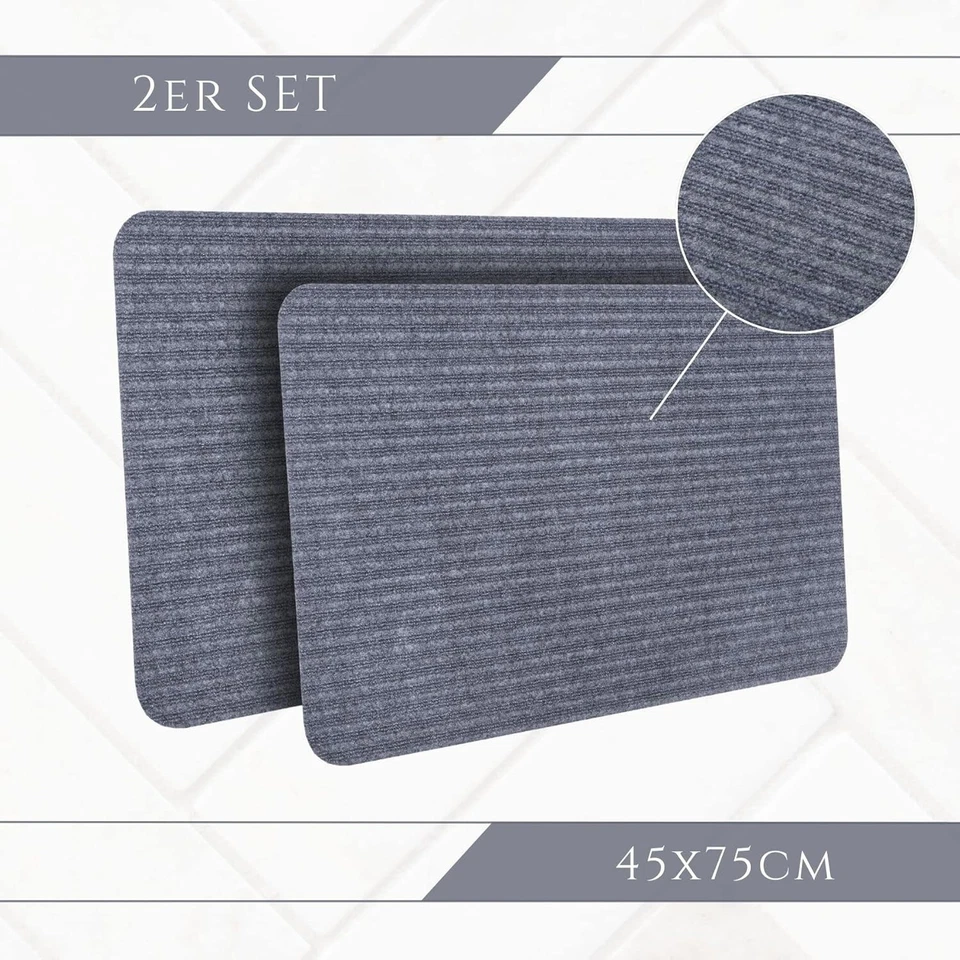 Hanse Home Fußmatte für Innen und Außen 2er Set – strapazierfähig - Bild 2 von 4