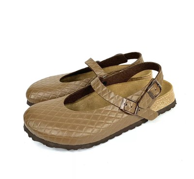 birkenstock clog with backstrap