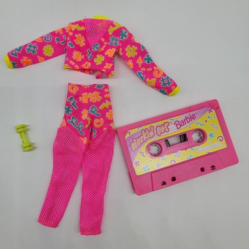 Vtg Workin Out Barbie Audio Cassette Tape Outfit Weight 1986 - Bild 3 von 15