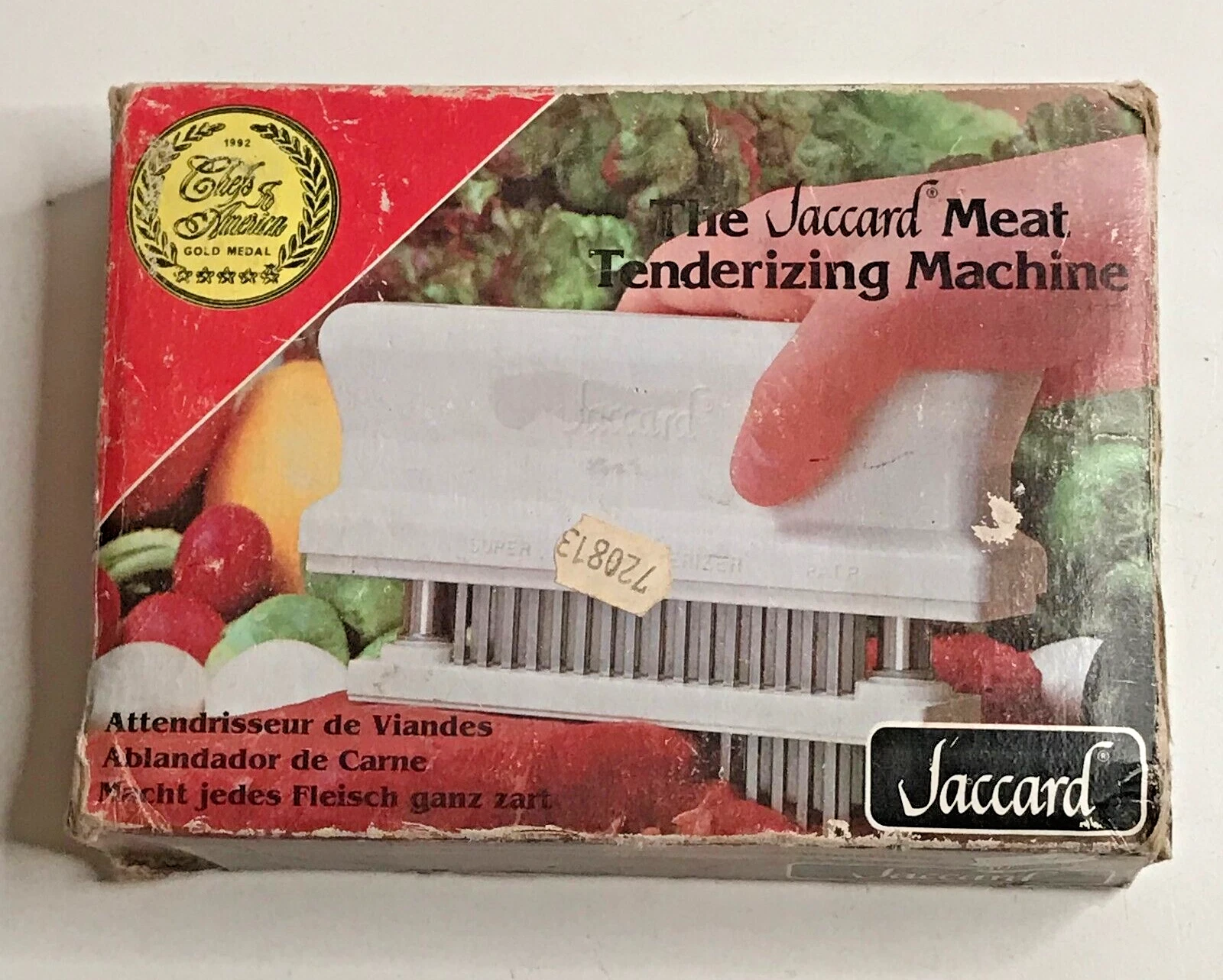 The Jaccard Meat Vintage Tenderizing Machine in Original Box