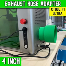 xTool F1 Ultra Exhaust Hose Adapter 4 inch, Exhaust Pipe, Smoke Extraction