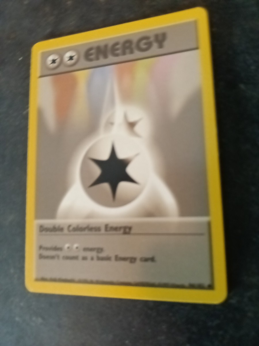 pokemon double colorless energy card value Pokémon TCG Double Colorless Energy 96/102 Regular Unlimited