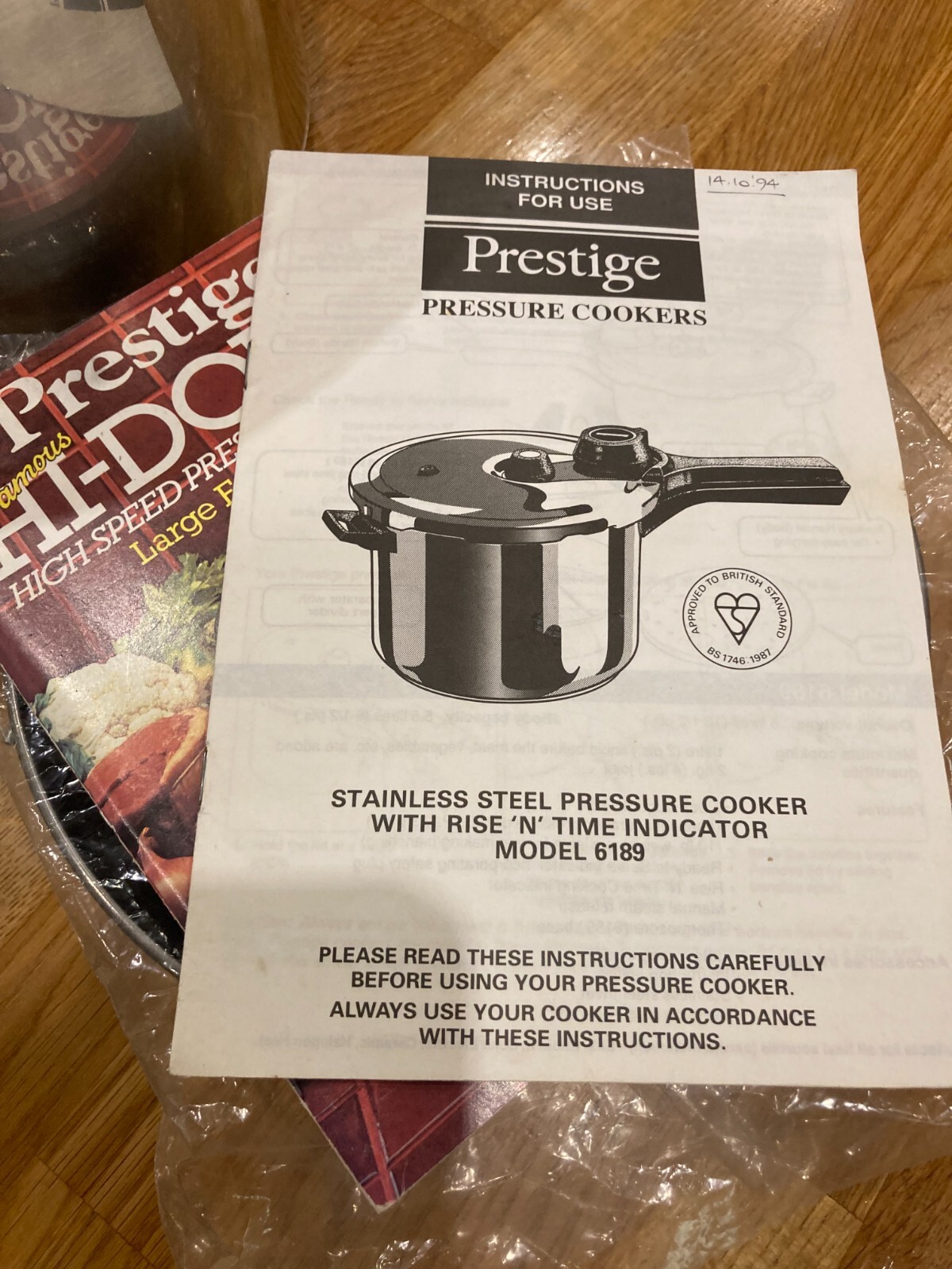 Vintage Prestige Pressure Cooker Stainless Steel Instructions, Recipe's and More eBay