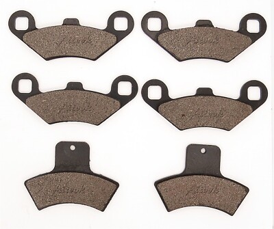 Front Rear Brake Pads For Polaris Worker 500 1998 1999 2000 2001 2002