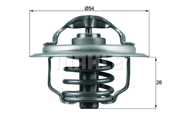 Mahle Tx 111 87D Thermostat, KÜHlmittel FÜR Audi Dodge Mitsubishi Seat Skoda Vw-image