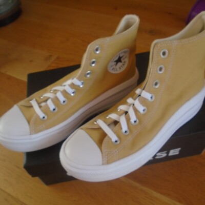 Converse Chuck Taylor Move Hi Plateau High Tops Canvas Damen UK 7 Dunescape