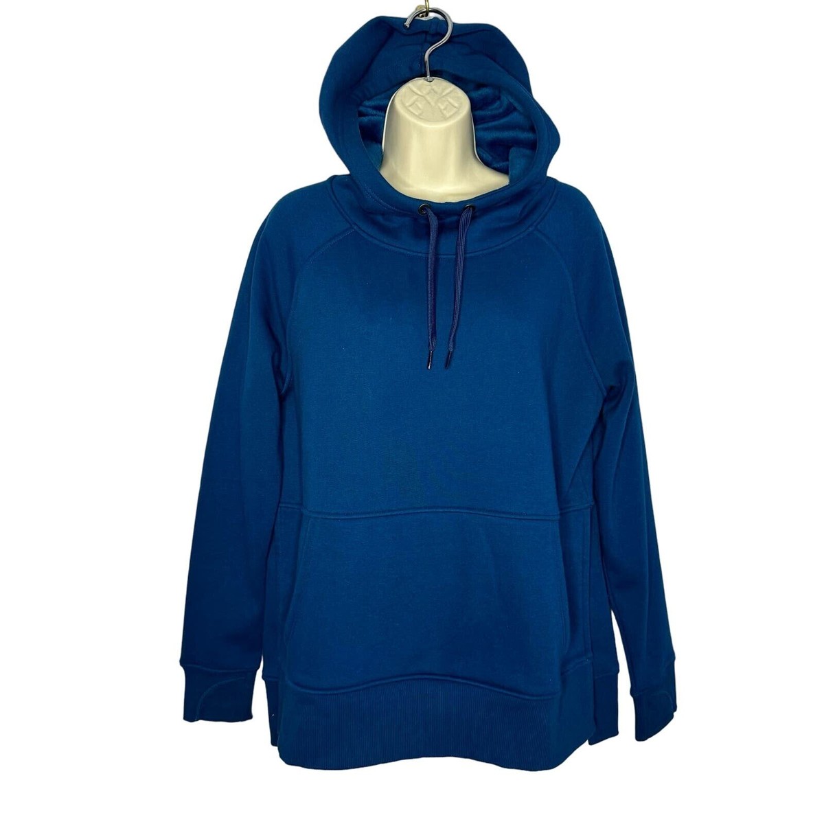 Athleta Cozy Karma Longer Hoodie Peacock Soft Casual Blue Small