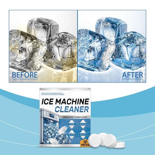 Ice Machine Cleaner Maker Descaler - 12/24 Pieces Clean Tablets 2025 I3Y9 - Picture 2 of 19