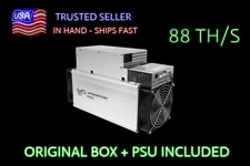MicroBT Whatsminer M30S 88TH Crypto BTC Miner ASIC in Box USA - GUARANTEED WORKS