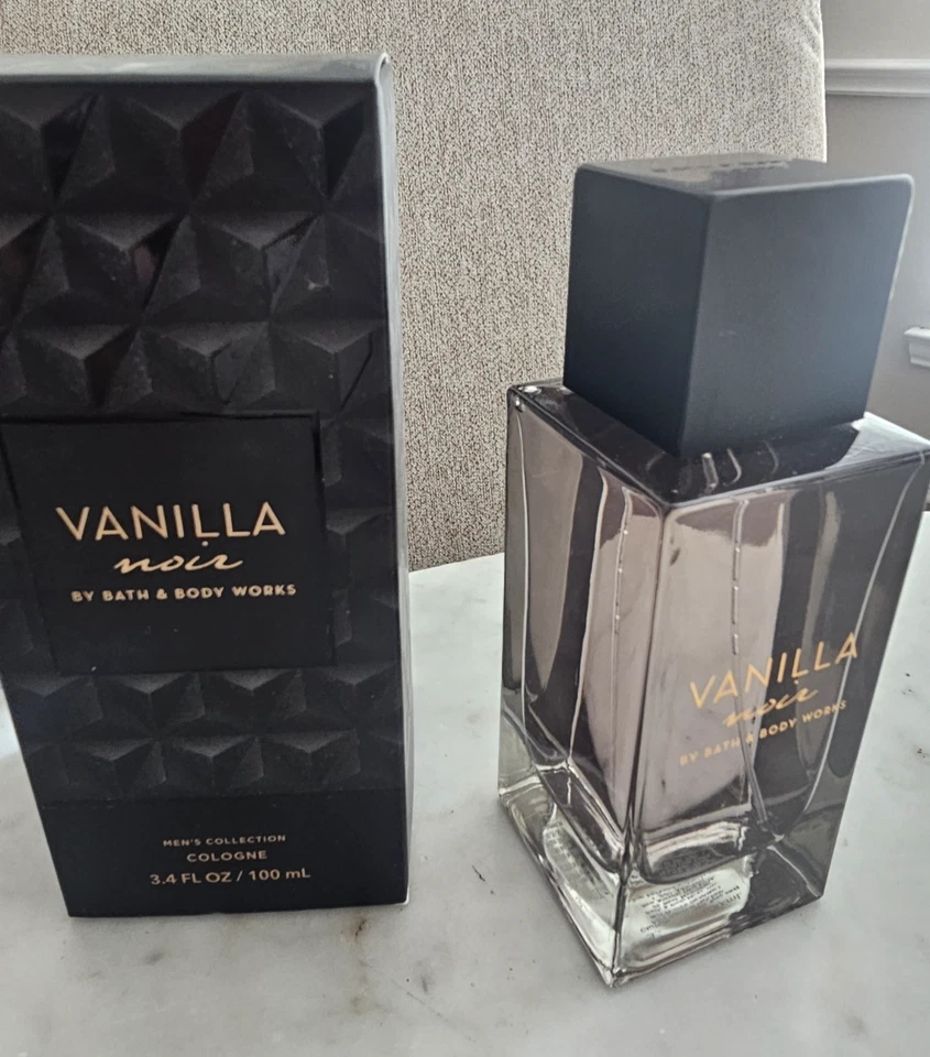 Bath & Body Works VANILLA NOIR Colonia Tamaño Completo 3.4 OZ 100 ml (NUEVO en Caja) Foto 2 de 4