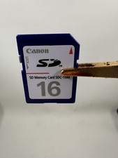 16MB CANON SDC-16M SD MEMORY CARD 16 M B LOW CAPACITY CARD OEM