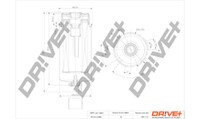 Dr!Ve+ DP1110.13.0092 Dieselfilter Einsatz FüR Ford Filter