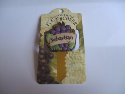 Schlüsselkappe Key Cover Schlüsselanhänger mit Name - SEBASTIAN -  H & H