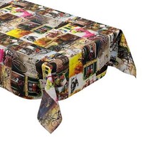 Tovaglia di Tela Cerata Merce Al Metro Bicicletta 06152-00 Angolare Tondo Ovale