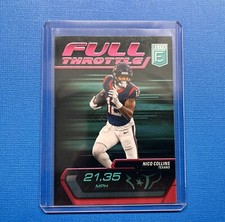2024 Panini Donruss Elite Nico Collins Full Throttle Pink Foil #25 Texans 🔥🔥