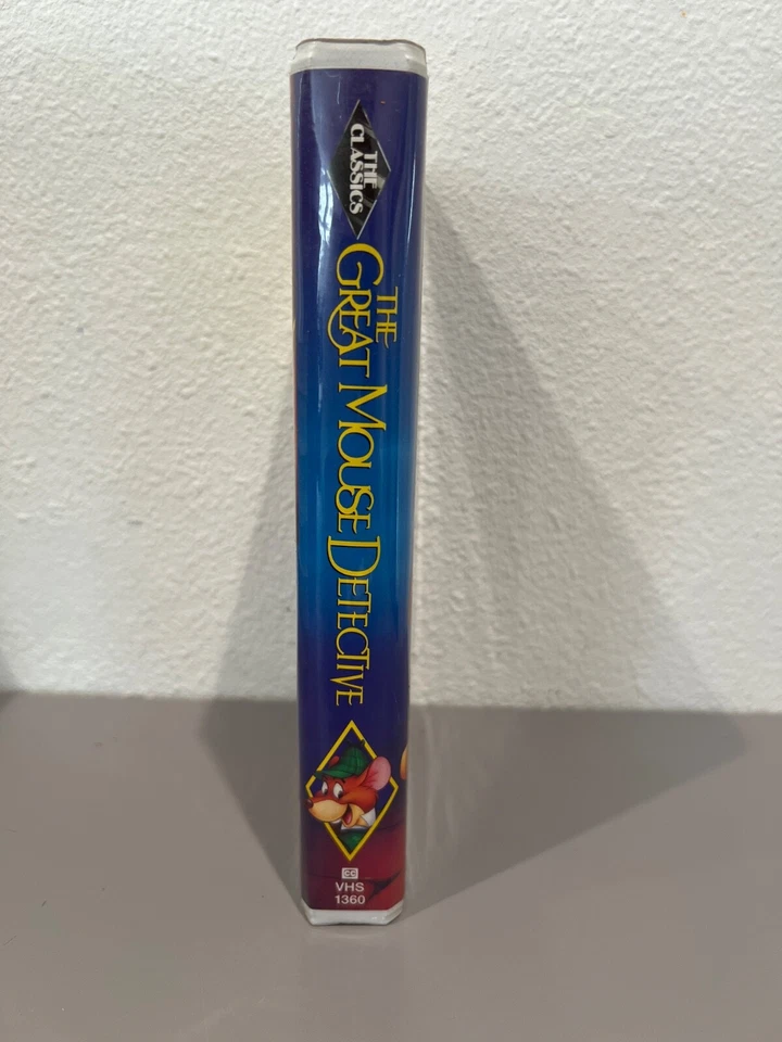 RARE 💎 Black Diamond Walt Disney Classic " The Great Mouse Detective " VHS Tape - Image 2 of 4