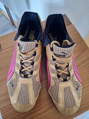 Puma sneaker Damen pink gold 41 26.5cm UK7,5 US8,5 leicht 