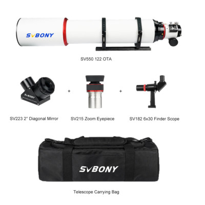 SVBONY SV550 122 Triplet APO Telescopes Astronomical Set for Visual Observation