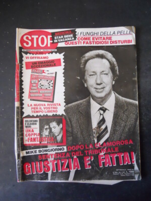 STOP 2025 1987 MIKE BONGIORNO ADRIA CELENTANO CLAUDIA MORI [G81Q]