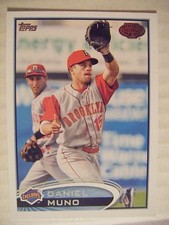 DANIEL MUNO 2012 Topps Pro Debut baseball card METS MARLINS CAL STATE FRESNO 199