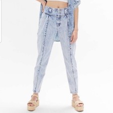 BDG Urban Outfitters Olivia Acid Wash High Rise Tapered Leg Jeans Size 26