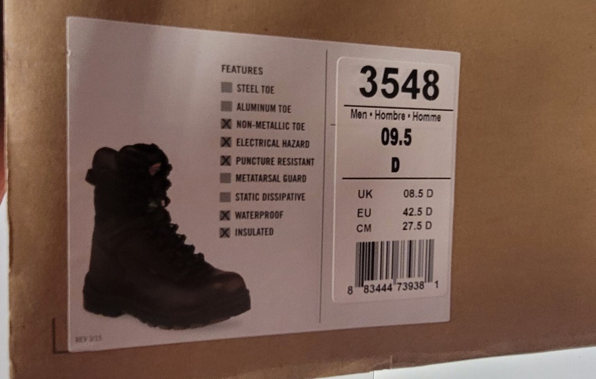 KING TOE®MEN'S 8-INCH INSULATED, WATERPROOF CSA SAFETY TOE BOOT | eBay