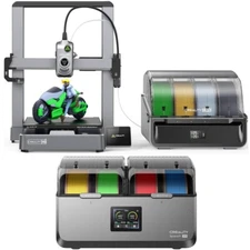 Creality Hi Combo 3D Printer 500mm/s with SpacePi X4 4 Spools Filament Dryer Box