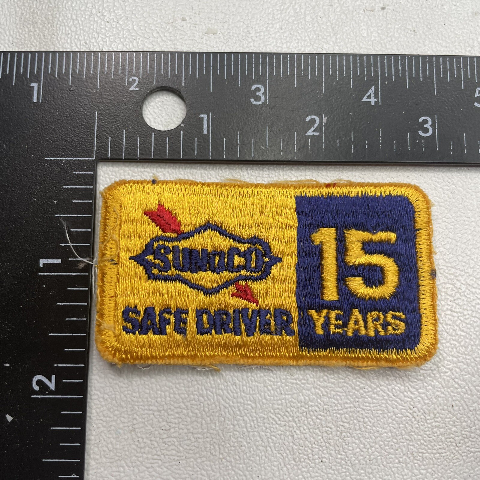 Vtg SUNOCO Oil Gas Station Racing Fuel Safe Driver 15 YEARS Trucking ...