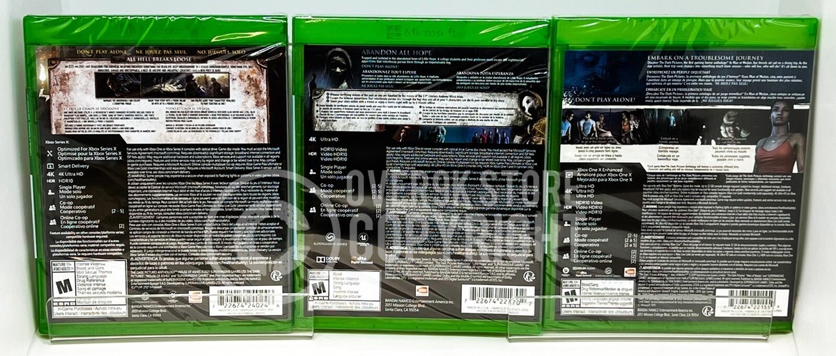 The Dark Pictures Man Of Medan + Little Hope + House Of Ashes